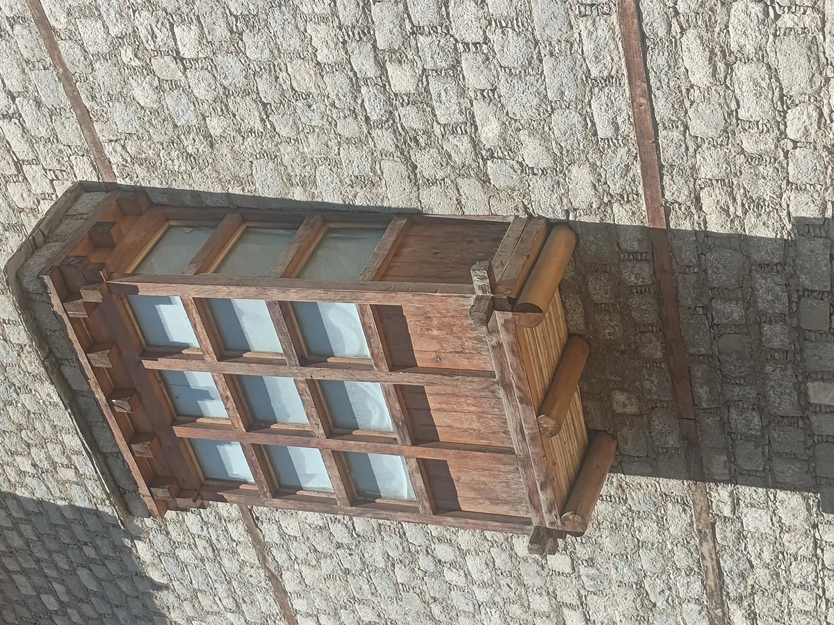 The striking stone and timber Tibetan Lhasa-style architecture of the Central Asian Museum in Leh