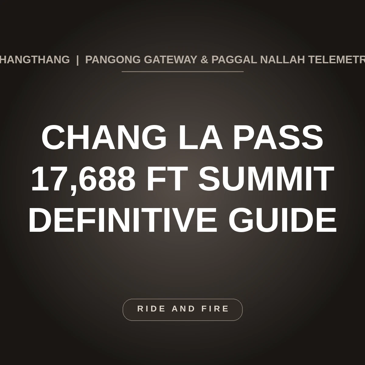 Chang La Pass Ladakh: World Third Highest Motorable Road (17,688 ft) Guide [2026]