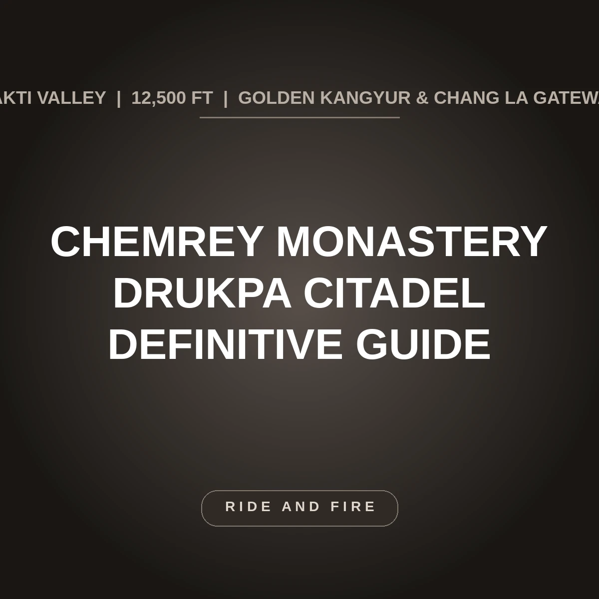 Chemrey Monastery Ladakh: The 17th-Century Drukpa Citadel of Sakti Valley [2026]