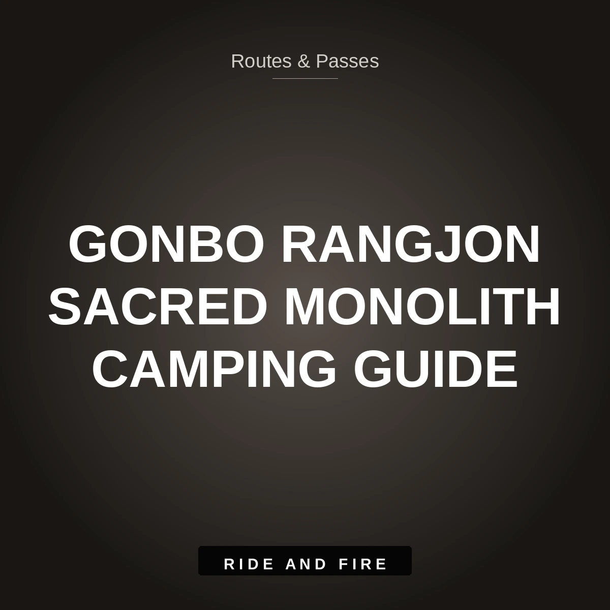 Gonbo Rangjon Ladakh: Sacred Zanskar Monolith Motorcycle Guide [2026]