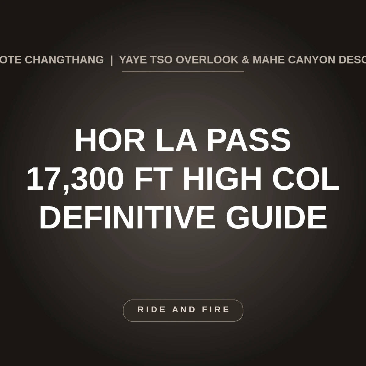 Hor La Pass Ladakh: 17,300 ft Kaksang to Mahe High Col Guide [2026]