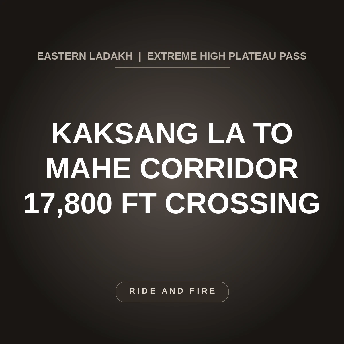 Kaksang La to Mahe Route: Highest Changthang Offroad Guide [2026]