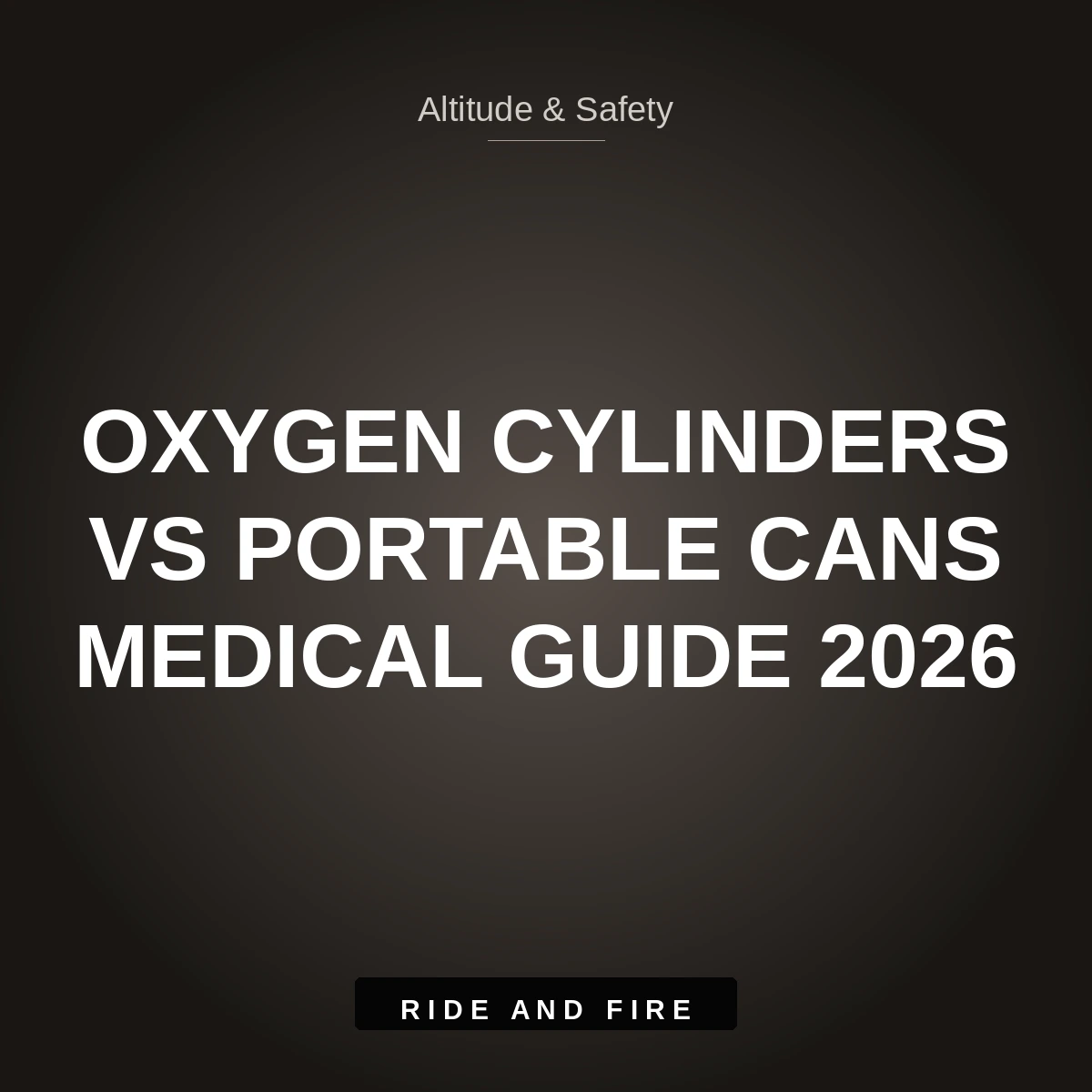 Oxygen Cylinders vs Portable Cans in Ladakh [2026]: Medical Efficacy & Cost Guide