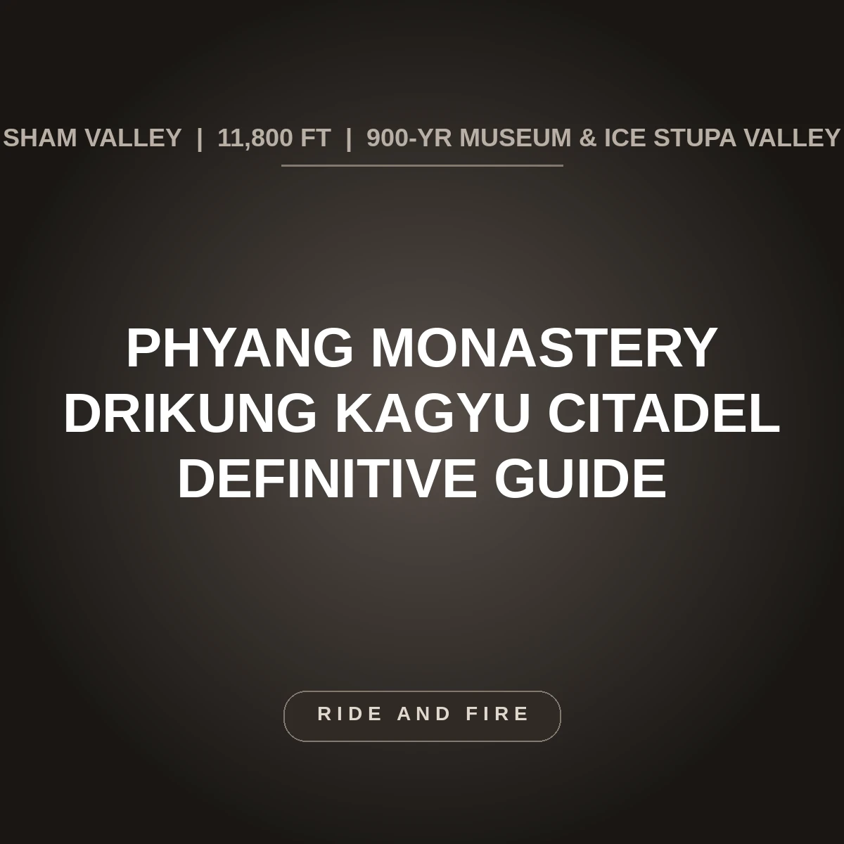 Phyang Monastery Ladakh: 16th-Century Drikung Kagyu Citadel & Ice Stupa Valley [2026 Guide]