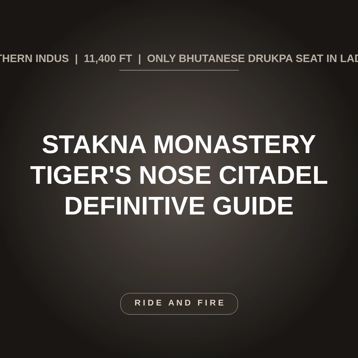Stakna Monastery Ladakh: Tiger's Nose Bhutanese Citadel on the Indus [2026 Guide]