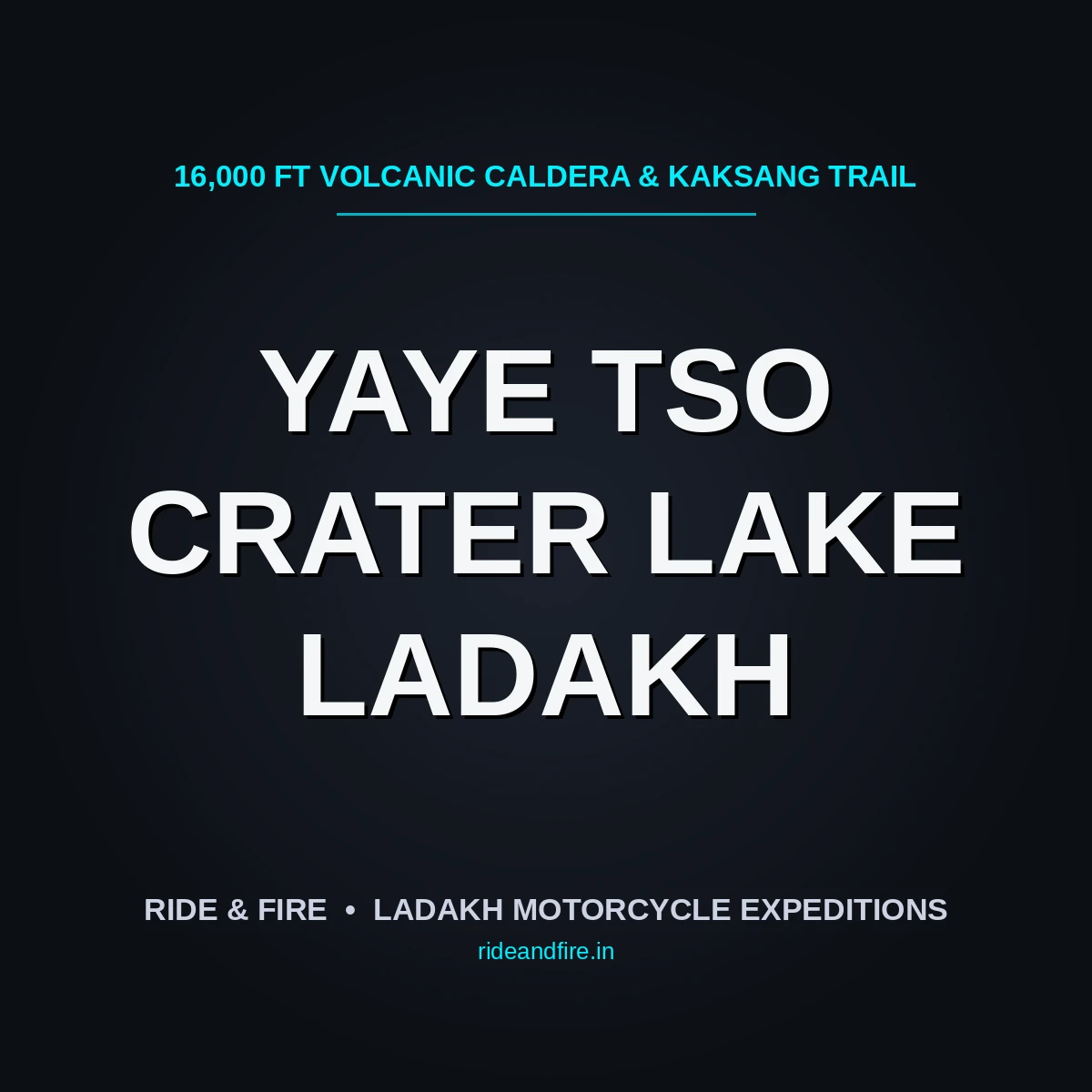 Yaye Tso Crater Lake: The Definitive Volcanic Caldera and High Pass Guide [2026]